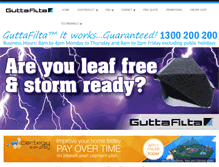 Tablet Screenshot of guttafilta.com.au